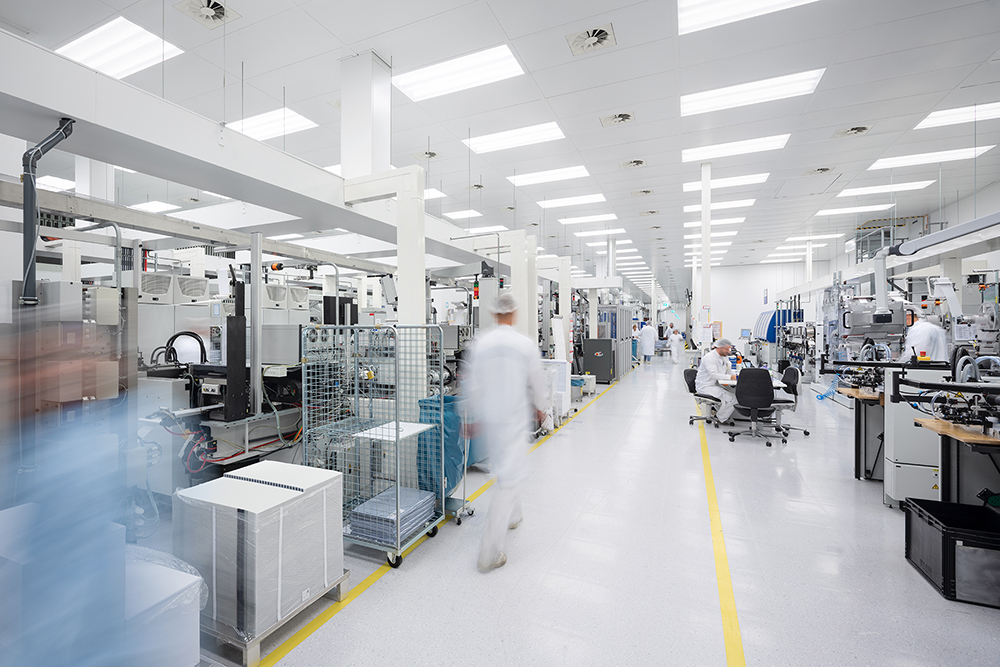 production hall in the Bundesdruckerei GmbH