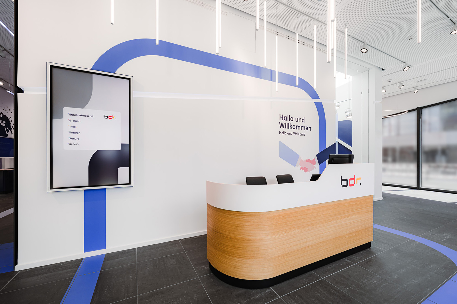 Eingangsbereich im Showpavillon