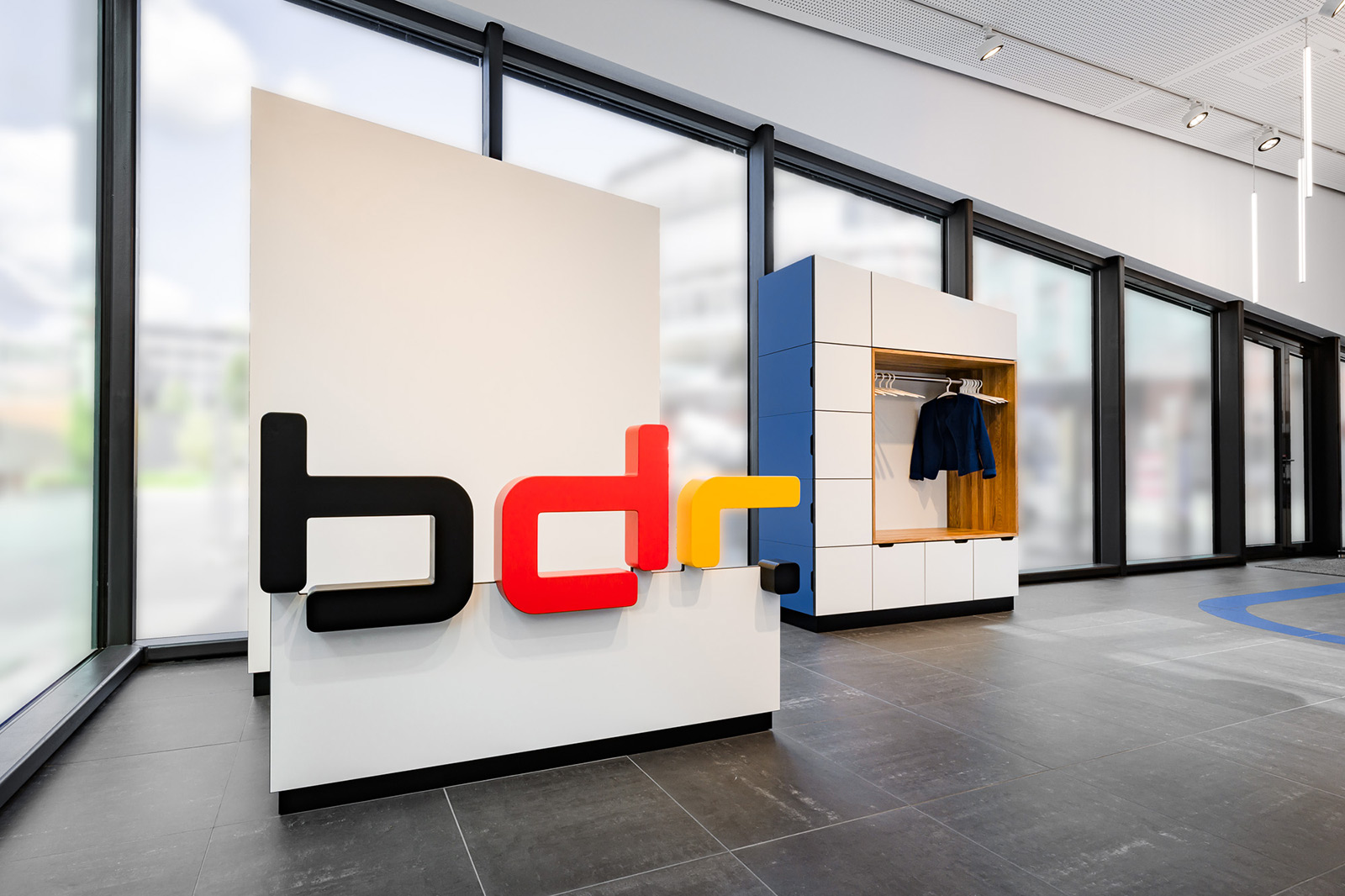 The image shows the show pavilion entrance with the Bundesdruckerei Group logo. The image shows the show pavilion entrance with the Bundesdruckerei Group logo.