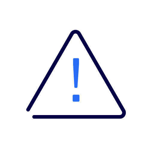 Warning triangle pictogram