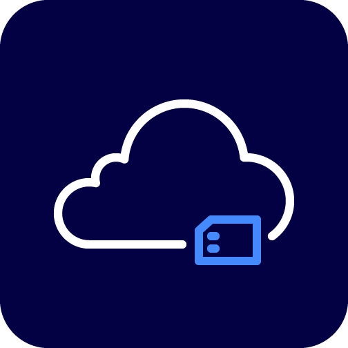 Piktogramm Cloud Karte 