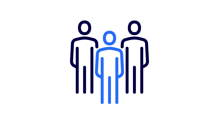 Pictogram Managers and skilled workers