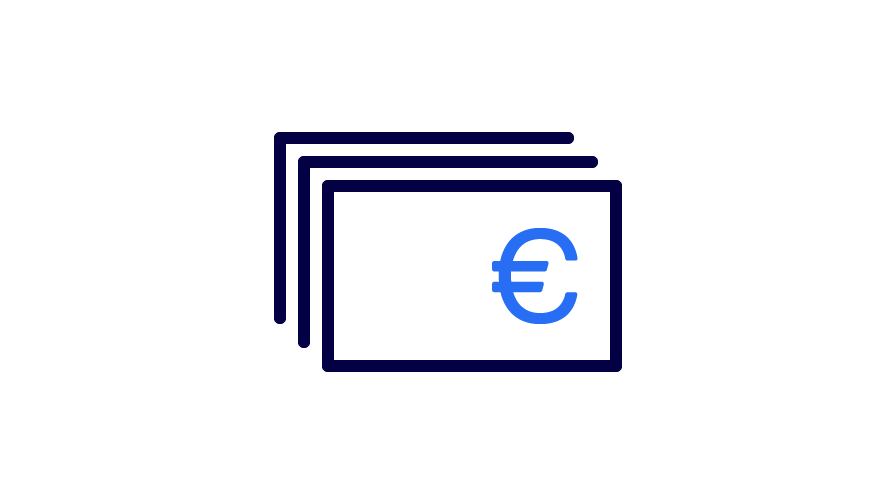 Banknotes Pictogram of banknotes