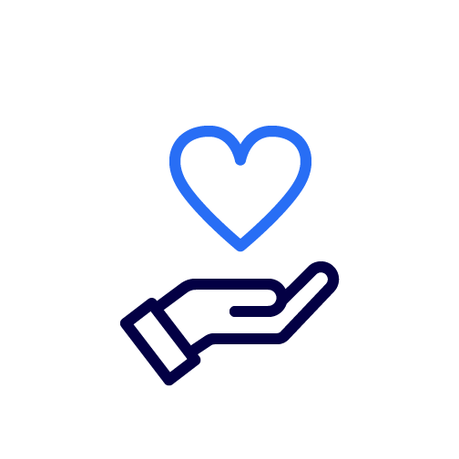 Pikto Hand mit Herz 