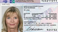 Electronic residence permits