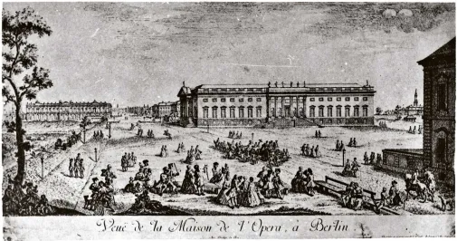Historisches Gebäude in Berlin Historisches Gebäude in Berlin 1763