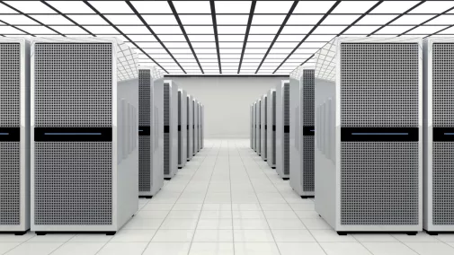 Serverraum für Quantencomputer
