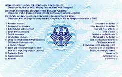 Pleasure craft licence