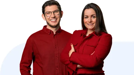 Ansicht eines Mitarbeiters und Mitarbeiterin der D-Trust GmbH