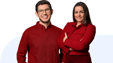 Ansicht eines Mitarbeiters und Mitarbeiterin der D-Trust GmbH