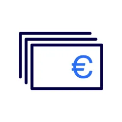 Pictogram of banknotes