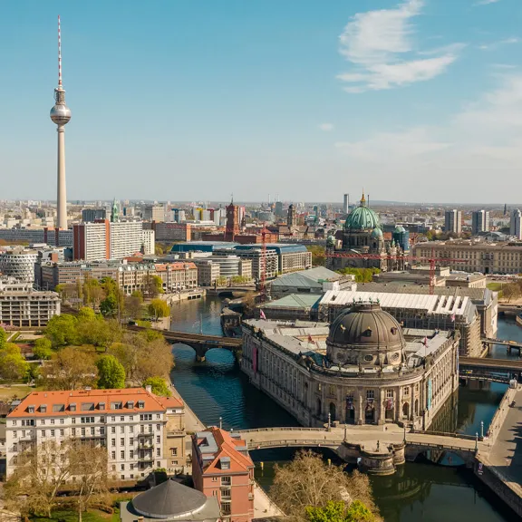 Ansicht von Berlin mit dem Fernsehturm