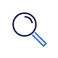 Pictogram magnifying glass