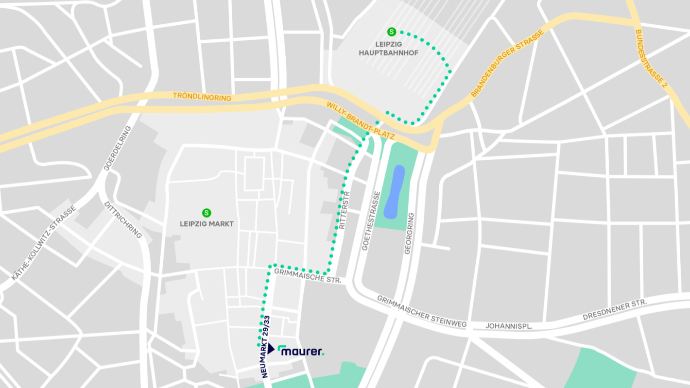 A map for Maurer in Leipzig