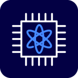 Quantum computer pictogram