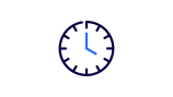 Piktogramm einer Uhr 