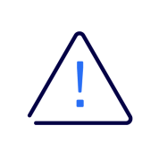 Warning triangle pictogram