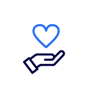 Pikto Hand mit Herz 