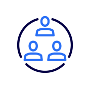 Pictogram of three people