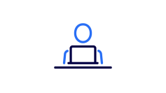 Pictogram of a workplace