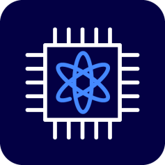 Piktogramm Quantencomputer