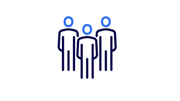 View of a graphic by team members.