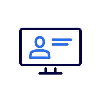 Piktogramm digitale Identität
