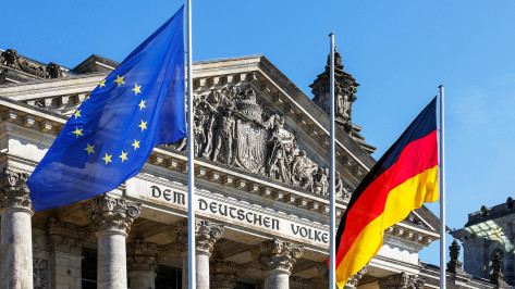 View of the Reichstag in Berlin