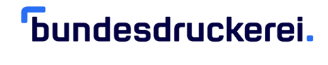 Ansicht vom Logo der Bundesdruckerei GmbH 