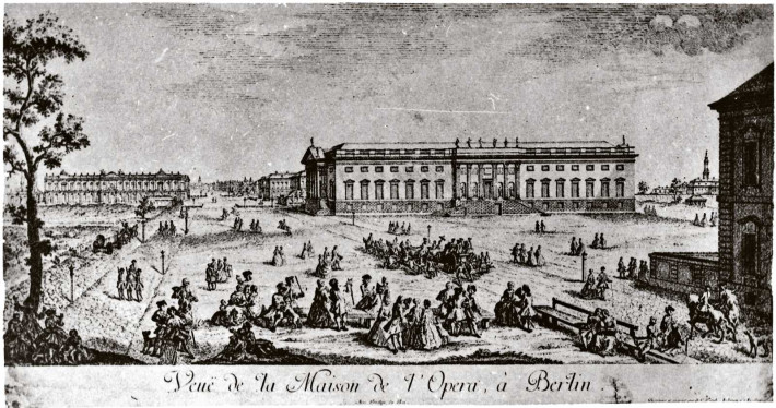 Historisches Gebäude in Berlin 1763