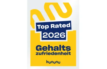 kununu Top Rated 2026 – Auszeichnung für höchste Gehaltszufriedenheit unserer Mitarbeiter